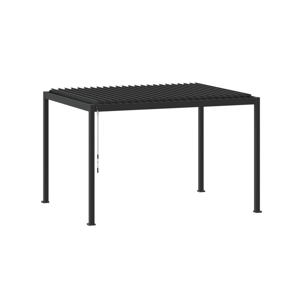 Pergola bioclimatique EVORA Graphite 4 x 3 m
