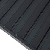Pergola bioclimatique rétractable Gris 4 x 3 m