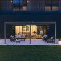 Pergola bioclimatique Ombréa VS adossée 4x6M - V2 - Anthracite
