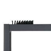 Pergola bioclimatique rétractable Gris 4 x 3 m