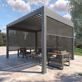 Pergola bioclimatique EVORA Graphite 4 x 3 m